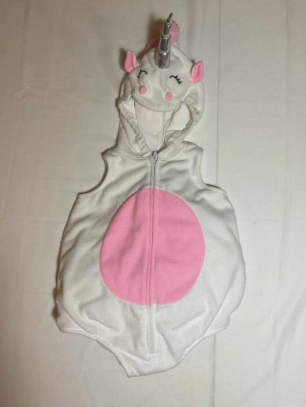 Carter's Baby Girls 12 Months 3D Plush Unicorn Hooded Halloween Costume